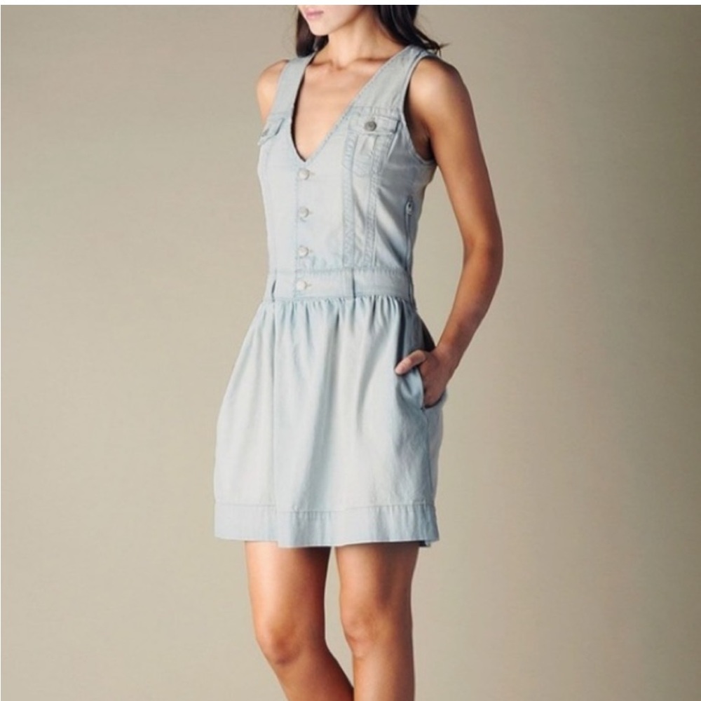 Trye Religion Roxanne Denim Dress with Pockets